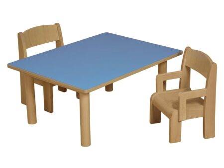 Rectangular Table Blue-EYR - Image 3