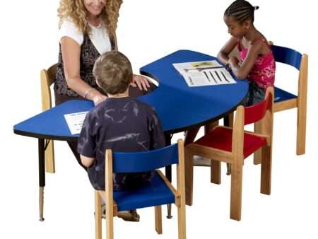 Height Adjustable Arc Table Maple-EYR - Image 1