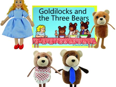 Goldilocks and The Three Bears Finger Puppets-EYR - Image 1