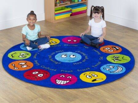 Emotions Interactive Circular Placement Carpet - 2m x 2m-EYR - Image 2