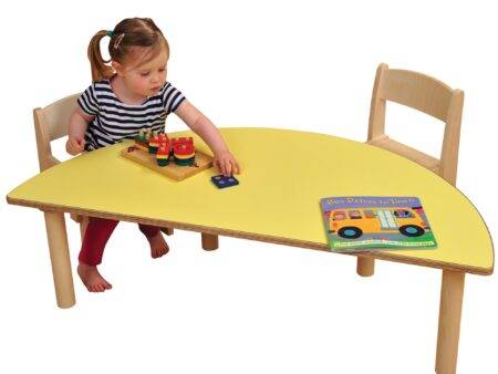 Half Moon Table Green-EYR - Image 1