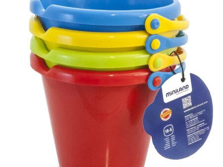 Set of 4 Plastic Buckets-EYR - Image 1