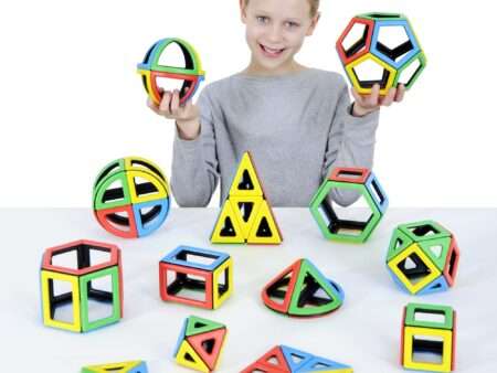 Magnetic Polydron Maths Set-EYR - Image 1