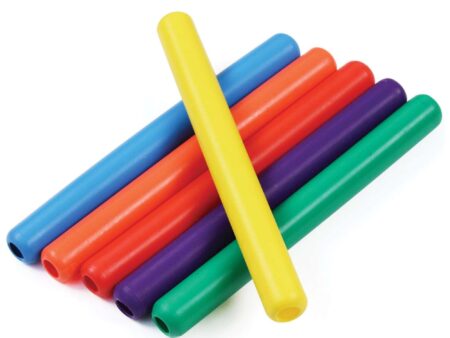 Plastic Relay Batons (Set of 6)-EYR - Image 1