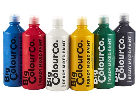 Ready Mixed Paint Assortment 6 x 300ml-EYR - Image 1