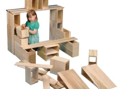 26 Giant Hollow Wooden Blocks-EYR - Image 1