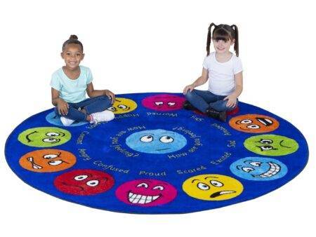 Emotions Interactive Circular Placement Carpet - 2m x 2m-EYR - Image 1