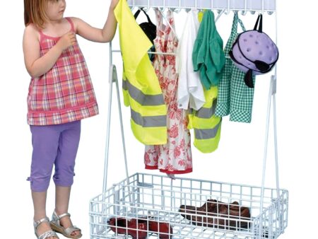 Mobile Cloakroom Storage Trolley-EYR - Image 1