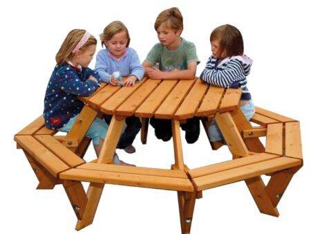 Infant Octagonal Picnic Bench-EYR - Image 2