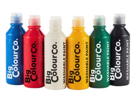 6 X 300ml Washable Ready Mix Paint-EYR - Image 1