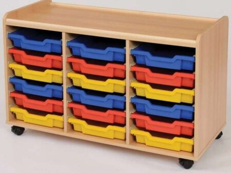 18 Tray Unit - Coloured Trays-EYR - Image 1