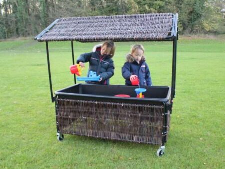 Wicker Water Tray (With Tray) And Shelter-CICA - Image 1