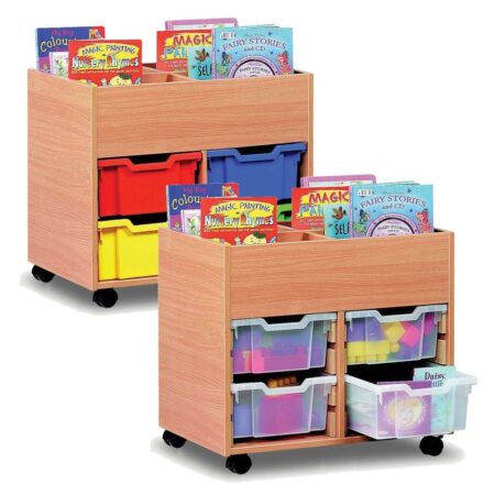 4 Bay Kinderbox (with  4 Deep Clear Trays)-EYR