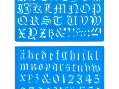 30mm Old English Stencil Set-MB - Image 1