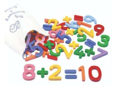 60 Wooden Numbers In A Bag-CICA - Image 1