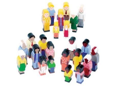 Wooden People Of The World Play Set-CICA - Image 1