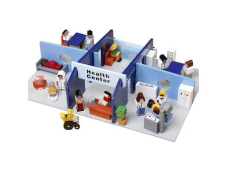 Wooden Health Centre Play Set-CICA - Image 1