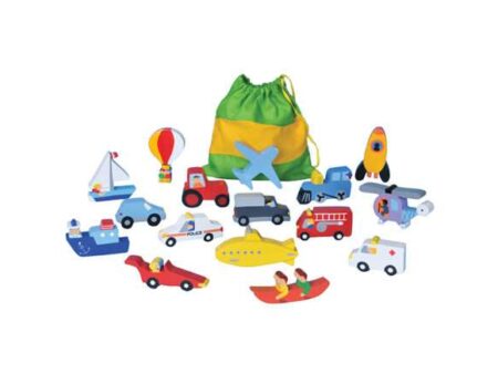 Wooden Transport Play Set-CICA - Image 1