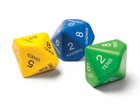 Place Value Dice - Set Of 3-CICA - Image 1