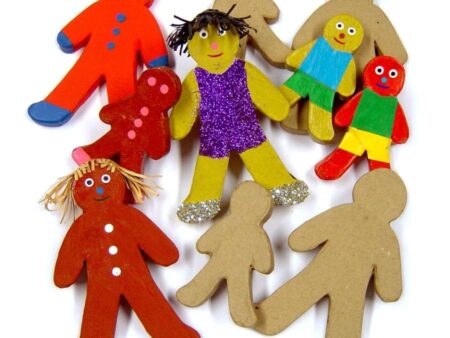 P Mache Gingerbread Men Pk 10-MB - Image 1