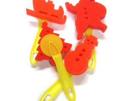 Christmas Foam Dabbers Pack 4-MB - Image 1