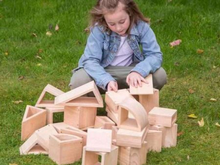 Outdoor Natural  Hollow Block Set (27 Pcs)- No Tray-CICA - Image 1