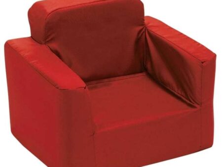 Soft & Safe Armchair - Red-EYR - Image 1