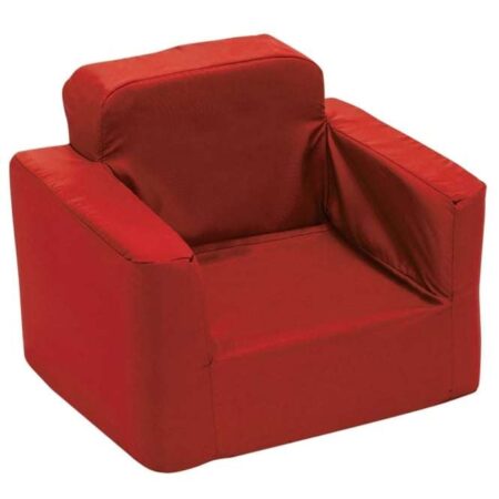 Soft & Safe Armchair - Red-EYR - Image 1