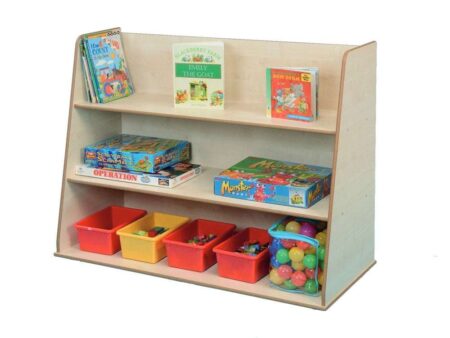 Free Standing Shelves - Maple 42cm Deep-EYR - Image 1