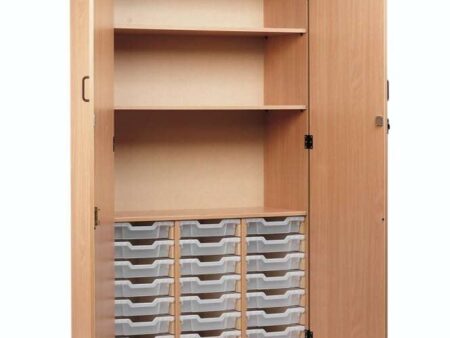 Tray Storage Cupboard - Clear-EYR - Image 1