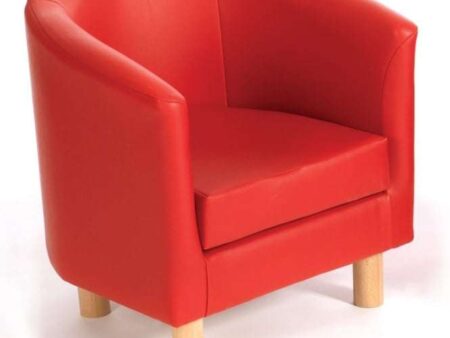 Ritz Red Children's Armchair-EYR - Image 1