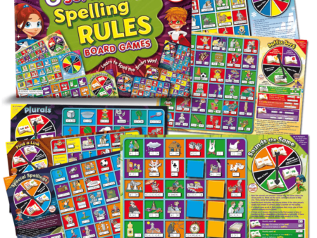 6 Super Spelling Rules Games-SK - Image 1