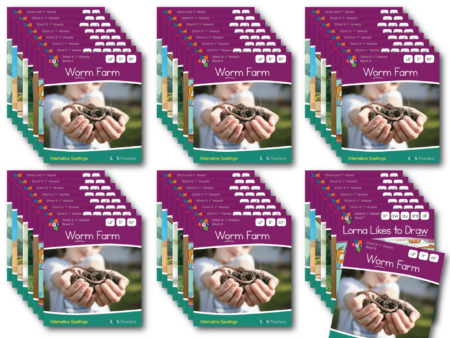 Short Vowel Spellings Readers SET OF 6-SK - Image 1