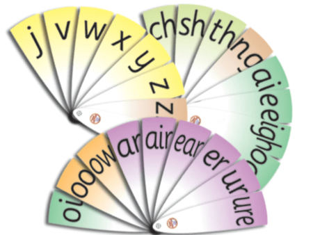 Phoneme Fans (Set of 3) - Phase Three-SK - Image 1