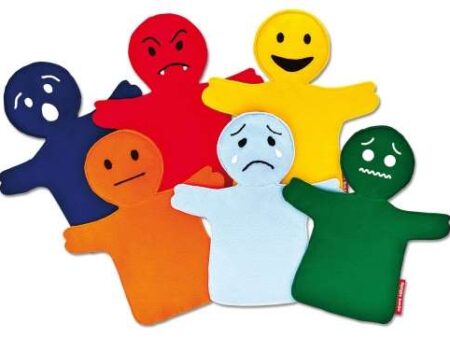 Educational puppets - Emotions - Set 6-CICA - Image 1