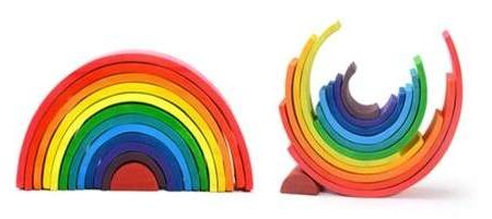 Wooden Rainbow Set-CICA - Image 1