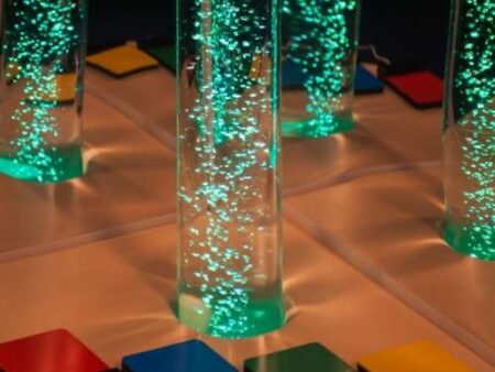 Upholstered Corner Platform for Waterbubble Tube 100x100x30-CICA - Image 1