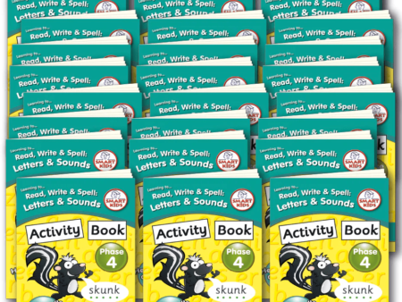 Letters & Sounds Phase 4 Activity Books ( Pack of-SK - Image 1