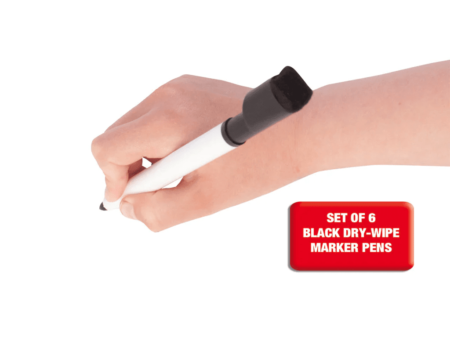 Dry-Wipe Pen with Eraser 6 Pack-SK - Image 1