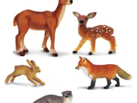 Safari Native Forest Animals 5 pc-CICA - Image 1