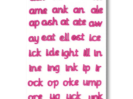 Magnetic Foam Rimes Cursive-SK - Image 1