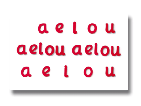 Foam Magnetic Vowels-SK - Image 1
