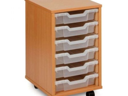 6 Tray Unit - Shallow Clear Trays-EYR - Image 1