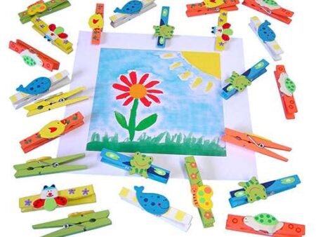 Decorated Art Pegs Pack 24-MB - Image 1