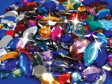 Acrylic Gemstones 70g Bag-EYR - Image 1