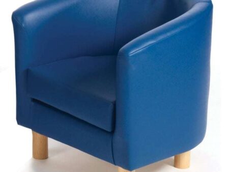 Ritz Blue Children's Armchair-EYR - Image 1