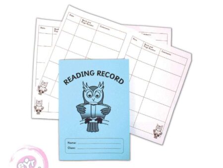 Children's Reading Record Book Pack Of 10-EYR - Image 1