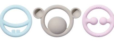 Nigi Nagi Tactile Rings - Set of 3 - Pastel colour-CICA - Image 1