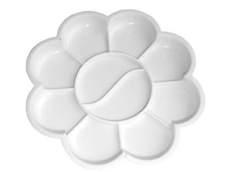 13cm 8 Petal Flower Palette Pk 10-MB - Image 1