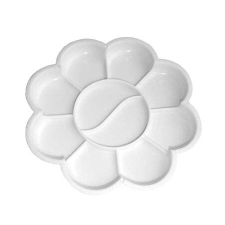 13cm 8 Petal Flower Palette Pk 10-MB - Image 1
